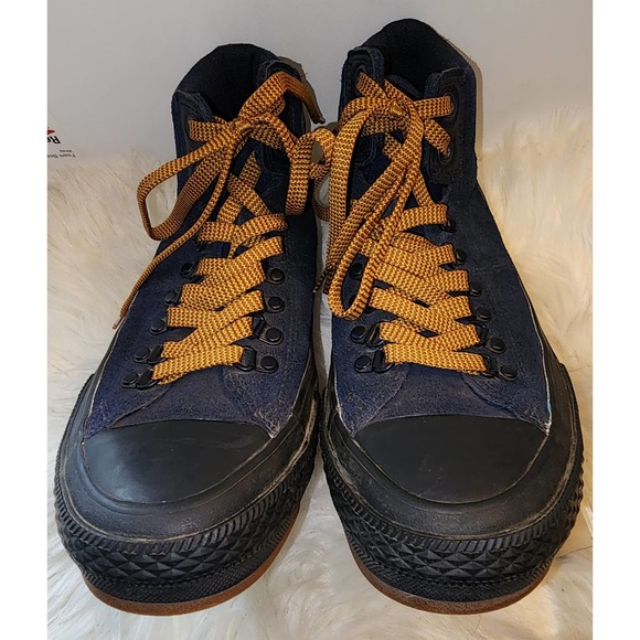 Converse All Stars Chuck Taylor Blue Suede Unisex Shoes Size 8 - Picture 6 of 13